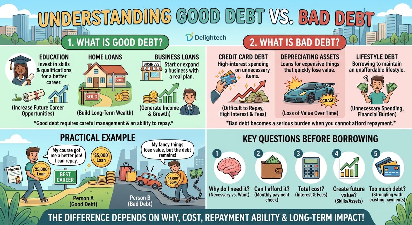 Understanding Good Debt vs. Bad Debt